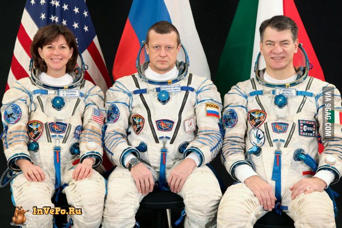 Почему не улыбнулся русский космонавт (1 фото)