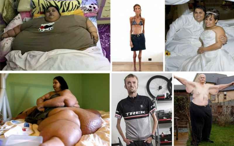 Самые толстые и самые худые люди мира
